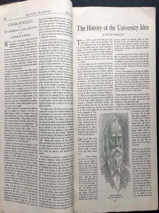 The New Palestine: Hebrew University Issue, March 27, 1927