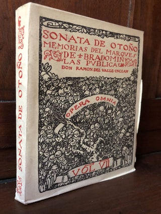 Item #H36886 Sonata de Otono, Memorias del Marques de Bradomin Las Publica. Ramon del Valle-Inclan