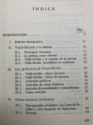 Artículos completos y otras páginas olvidadas, with letter from Alonso