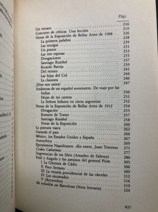 Artículos completos y otras páginas olvidadas, with letter from Alonso