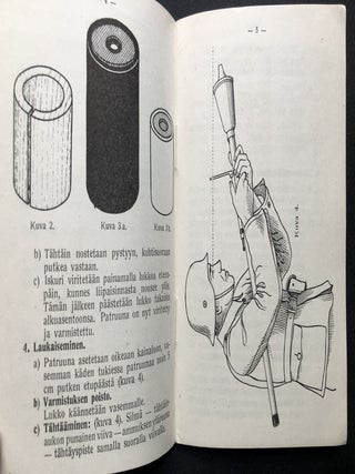 World War II Finnish instruction manual on anti-tank rocket launchers