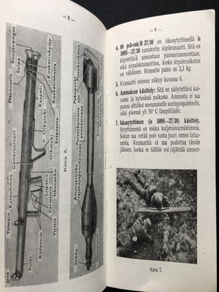 World War II Finnish instruction manual on anti-tank rocket launchers