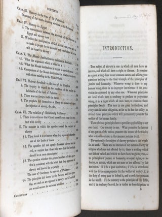 An Inquiry into the Scriptural Views of Slavery