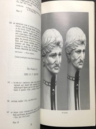 Lot of 4 auction catalogs: Fine Firearms, Arms and Armour (Christie's 1968) - Antique Arms and Armour (Christie's 1978) - Fine Antique Arms and Armour (Christie's 1977) - Highly Important Arms from the Saxon Royal Collections (Sotheby 1970)