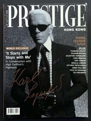 Item #H37587 Prestige Hong Kong, March 2008: Karl Lagerfeld issue