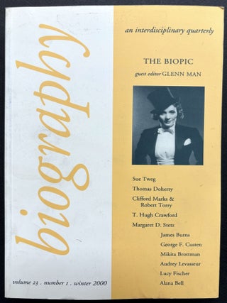 Item #H37645 Biography, Winter 2000: The Biopic. Glenn Man, ed
