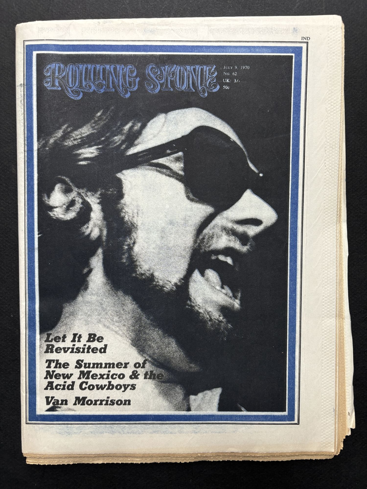 Rolling Stone, July 9, 1970, no. 62, Van Morrison cover | Lester