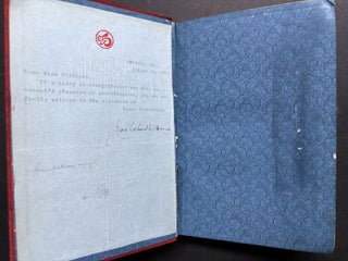 Uncle Remus, His Songs and Sayings (1899) with mounted presentation sheet signed