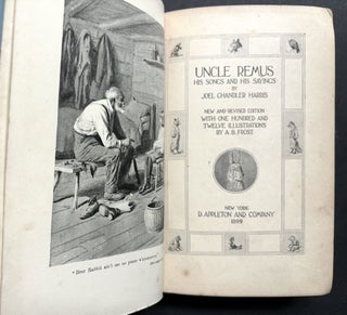 Uncle Remus, His Songs and Sayings (1899) with mounted presentation sheet signed