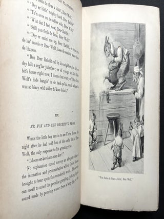 Uncle Remus, His Songs and Sayings (1899) with mounted presentation sheet signed