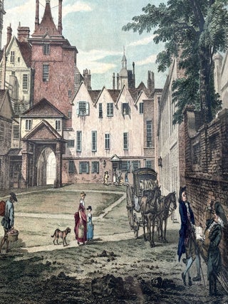 1766 large handcolored print: Scotland-Yard with Part of the ...