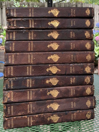 Exposition Universelle, 1900: The Chefs-D'Oeuvre, 10 folio vols. 45/100 on Whatman Drawing. W. Walton, V. Champier. A.
