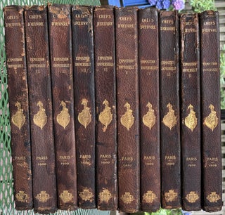 Exposition Universelle, 1900: The Chefs-D'Oeuvre, 10 folio vols. 45/100 on Whatman Drawing Paper