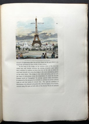 Exposition Universelle, 1900: The Chefs-D'Oeuvre, 10 folio vols. 45/100 on Whatman Drawing Paper