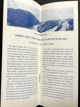 Glimpses Along the Way, New York - Chicago (1948 pamphlet) & 9-24-1950 Condensed Schedules of Through Trains