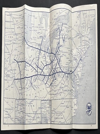 Glimpses Along the Way, New York - Chicago (1948 pamphlet) & 9-24-1950 Condensed Schedules of Through Trains