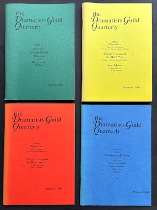 Item #H38346 The Dramatists Guild Quarterly: Spring, Summer, Autumn & Winter 1990: Things I...