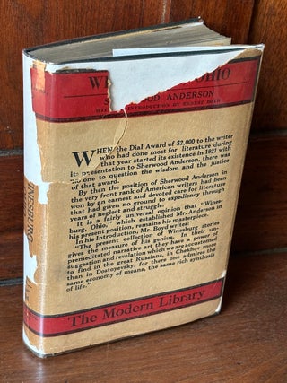 Item #H38365 Winesburg, Ohio (Early Modern Library edition 1920s in leatherette and jacket)....