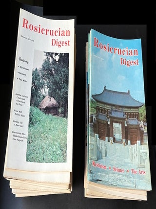 Item #H38622 87 issues of Rosicrucian Digest, 1972-1982. Gerald A. Bailey, ed
