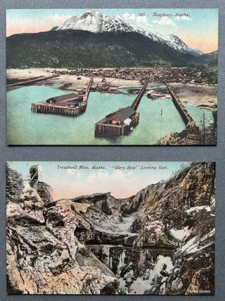 12 colorized postcards of Alaska scenery ca. 1915 from Ketchikan store