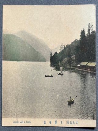 9 early 1900s colored postcards of Nikko, Japan