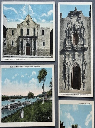 15 color postcards of Texas ca. 1910s -- El Paso, San Antonio, Houston, etc.