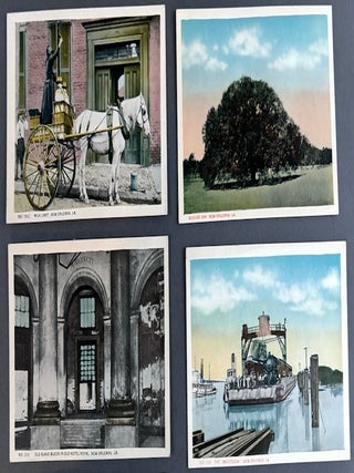 15 color postcards of New Orleans, ca. 1915