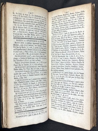 Bound volume: Affiches, Annonces et Avis Divers, 1-28 Fevrier 1791, Nos. 32-59, ou Journal General de France
