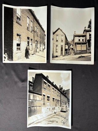 15 original 8x10 photos of Braddock & North Braddock, PA, 1940s