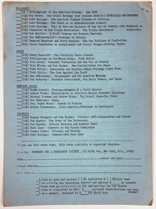 Johnson With Eyes Open (1964 booklet from SDS's Political Education Project)