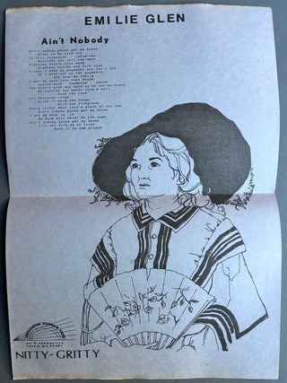 Nitty-Gritty Vol. 2 no. 2, 1977 with 5 laid in broadsides incl. Bukowski's "86'd"