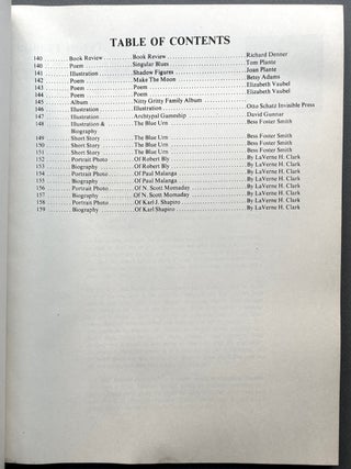 Nitty-Gritty Vol. 2 no. 2, 1977 with 5 laid in broadsides incl. Bukowski's "86'd"