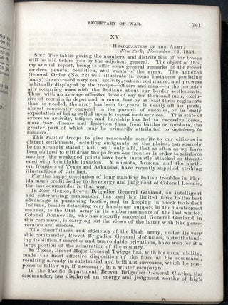 Message from the President of the United States, Vol. II, Part II: Report of the Secretary of War (Continued)