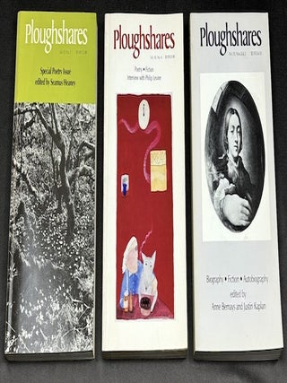 Item #H39161 Ploughshares Vol. 10 nos. 1-4, 1984-1985. Seamus Heaney, Ellen Wilbur Jane Shore,...