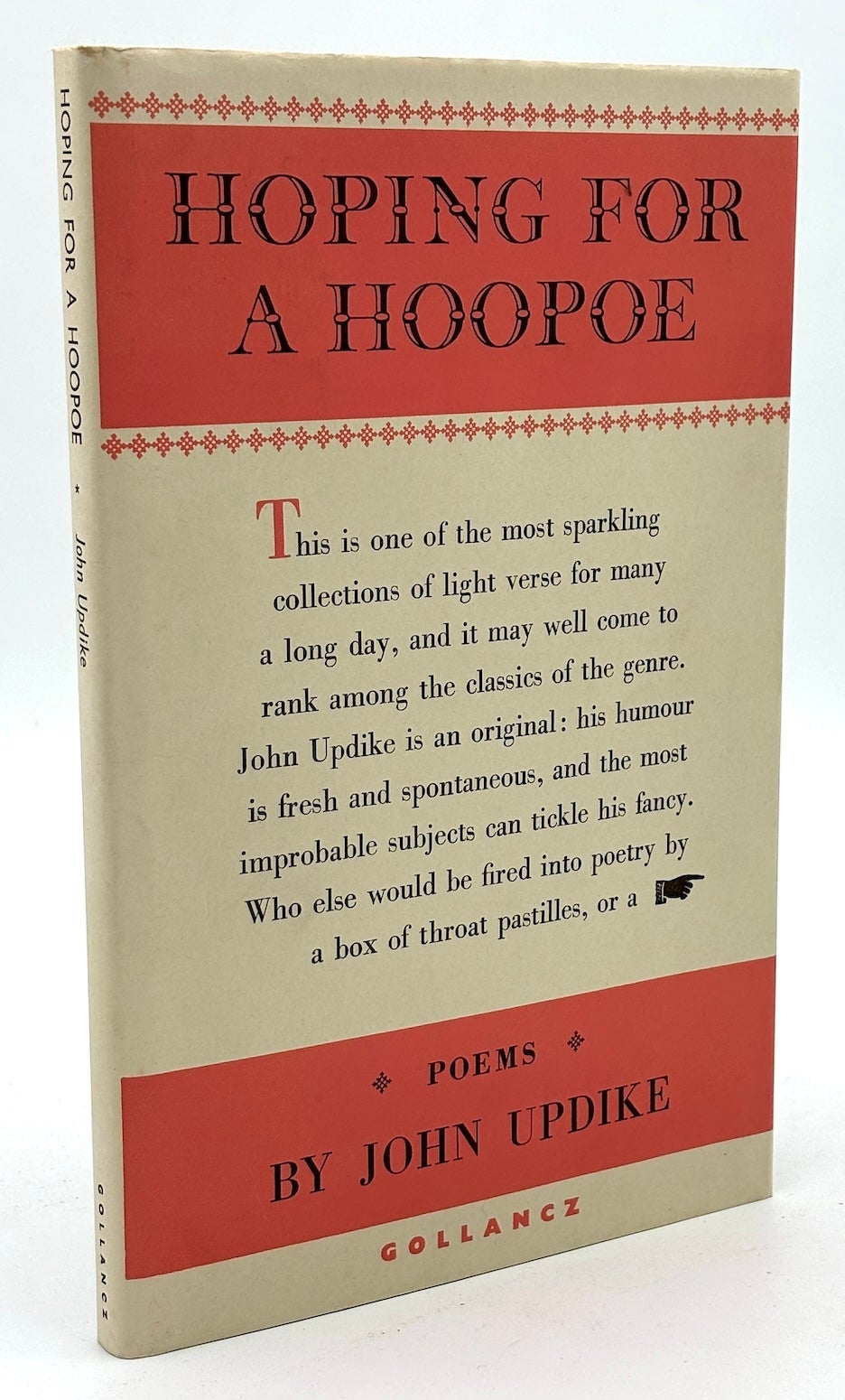 Hoping For A Hoopoe, Poems John Updike First U.K. Edition,