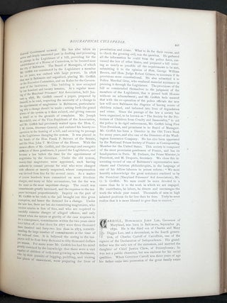 The Biographical Cyclopedia of Representative Men of Maryland and District of Columbia, 1879