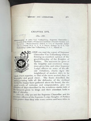 Pythian Knighthood: Its History and Literature