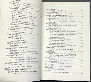 The Greenfield Review, Winter 1981-1982: American Indian Writings