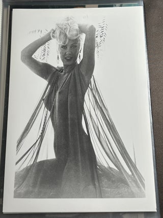 Binder with 20 classic nudie & pinup photos 8x10 color & b/w: Lili St. Cyr, Lilly Christine, Mamie Van Doren, Candy Barr