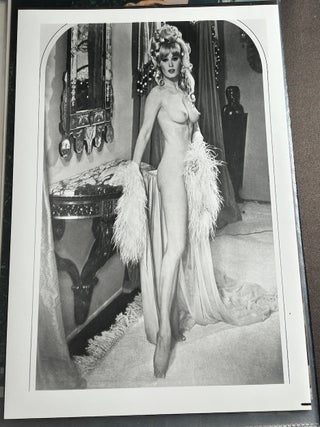 Binder with 20 classic nudie & pinup photos 8x10 color & b/w: Lili St. Cyr, Lilly Christine, Mamie Van Doren, Candy Barr