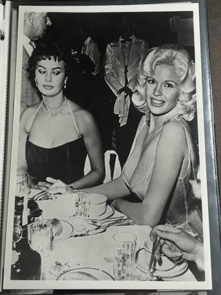 Binder with 20 classic nudie & pinup photos 8x10 color & b/w: Lili St. Cyr, Lilly Christine, Mamie Van Doren, Candy Barr