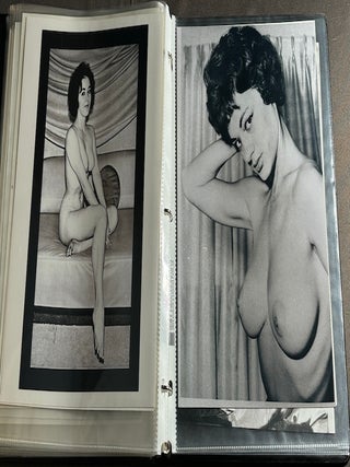 Binder with 20 classic nudie & pinup photos 8x10 color & b/w: Lili St. Cyr, Lilly Christine, Mamie Van Doren, Candy Barr