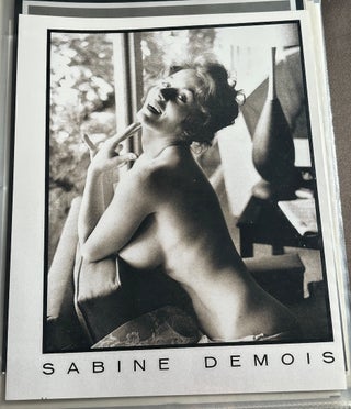 Binder with 20 classic nudie & pinup photos 8x10 color & b/w: Lili St. Cyr, Lilly Christine, Mamie Van Doren, Candy Barr
