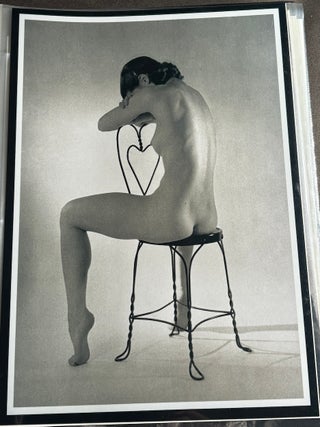 Binder with 20 classic nudie & pinup photos 8x10 color & b/w: Lili St. Cyr, Lilly Christine, Mamie Van Doren, Candy Barr