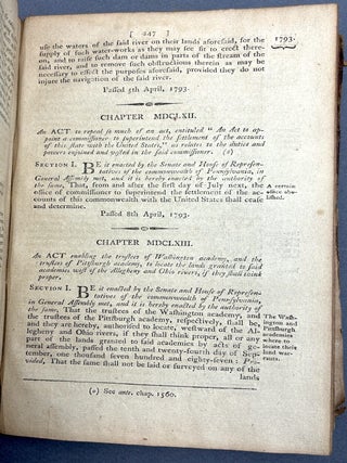 Laws of the Commonwealth of Pennsylvania, Vol. IV (1803)