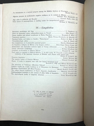 A William Cameron Townsend en el Vigesimoquinto Aniversario del Instituto Linguistico de Verano