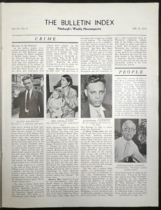 The Bulletin Index, 1935-1937, 55 issues, Pittsburgh's Weekly Newsmagazine