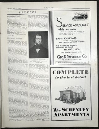 The Bulletin Index, 1935-1937, 55 issues, Pittsburgh's Weekly Newsmagazine