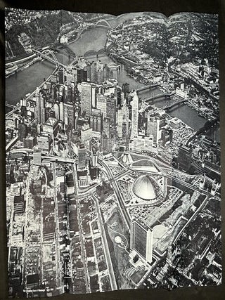 Pittsburgh Quote magazine, June 1966, 10th anniversary issue with laid in poster of downtown Pittsburgh