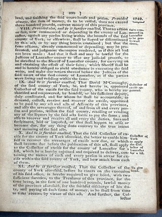 Laws of the Commonwealth of Pennsylvania, Vol. I (1803)